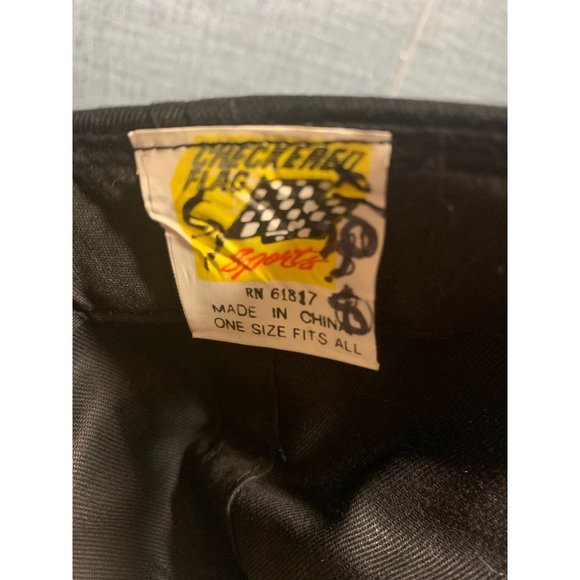 Checkered Flag Dale Jarrett 28 Snapback Hat Texaco Havoline NASCAR Vintage Black - Picture 5 of 5